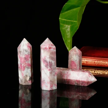 1 BUC Naturale a Crescut de piatră hexagon Punct de Cristal Mineral Ornament energesis Vindecare Bagheta de Familie Acasă Decorare DIY Cadou
