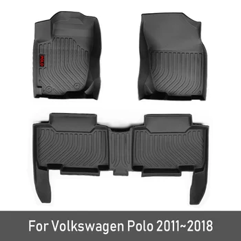 2020 Nou TPE Personalizate Auto Covorase Pentru Volkswagen VW Polo MK5 6R 6C Accesorii 2017 2018 Anii 2011-2016 Picior Tampoane Masina Covor de Styling