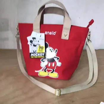 Disney Mickey mouse doamna panza messenger geanta de umar desene animate moda minnie geanta femei messenger pungă de cumpărături