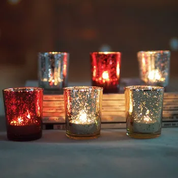 TK1 Creative Europene romantic transparent de sticlă cilindrice lampă cu ulei de nunta de decorare cadou în loc de lumânare titularului acasă