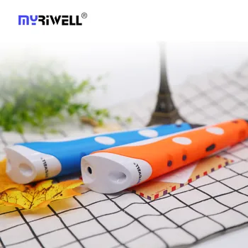 Myriwell pen 3d de imprimare 3d pen rp-100a Desen Stilou Cu 20 Culoare ABS filamente 3 D pen gratuit model și stilou suport rapid de transport maritim