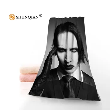 Personalizat Marilyn Manson Prosop din Bumbac Imprimat Fata/Prosoape de Baie din Microfibra, Tesatura 35X75cm,70X140cm Duș, Prosoape