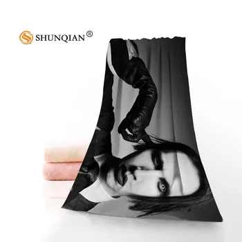 Personalizat Marilyn Manson Prosop din Bumbac Imprimat Fata/Prosoape de Baie din Microfibra, Tesatura 35X75cm,70X140cm Duș, Prosoape