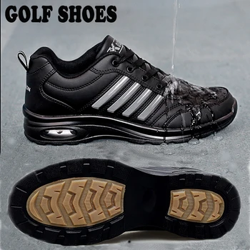 2020 Nou Brand Impermeabil Golf Formatori Pantofi Bărbați Anti-Alunecare, Atletic Golf Adidasi Barbati Negru Alb Usoare Sport Adidasi