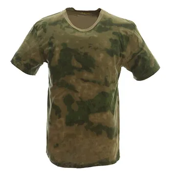 MEGE Camuflaj Militar Respirabil de Luptă T-Shirt, Oameni de Vara din Bumbac T-shirt, Armata Camuflaj Tabără Tees