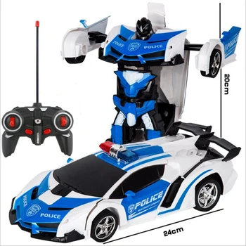 RC Masina de Transformare Roboți-Vehicul Sport Model Roboti Jucarii Cool Deformare Auto Copii, Jucarii Cadouri de Craciun Pentru Baieti
