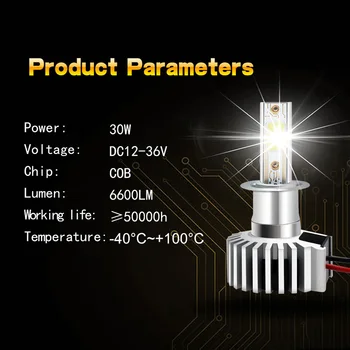 2x LED-uri Auto Bec Far Ceata Lumina H11 HB4 9006 HB3 9005 H4 H7 H8 H1 pentru peugeot 206 307 sw 407 partener 508 308 406 301 5008