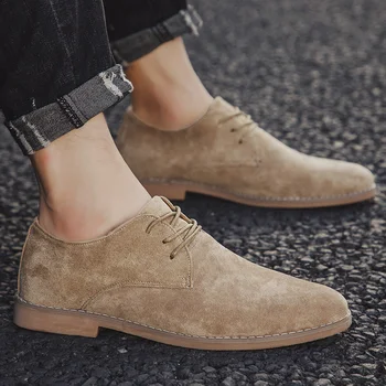 2020 Barbati Pantofi Anglia Trend Pantofi Casual Barbati Piele De Căprioară Oxford Nunta Rochie Din Piele Pantofi Pentru Bărbați