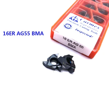 10buc 16ER 16IR AG60 AG55 A60 A55 G60 G55 BMA Original Carmex Insertii Carbură Strung CNC Instrument Fir de Instrumente de Cotitură