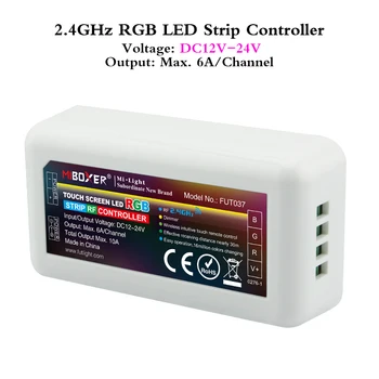 DC12V 24V Smart LED RGB Controller-4-Orar Flexibil 5050 3528 2835 RGB Led Strip Lumina Poate 2,4 GHz RF de la Distanță/Wifi/APP de Control