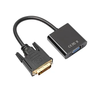 Avansate 2018 Calculator Nou Adaptor Micro USB DVI-D 24+1 Pin Male la VGA 15Pin Femeie Activă Cablu Adaptor Convertor