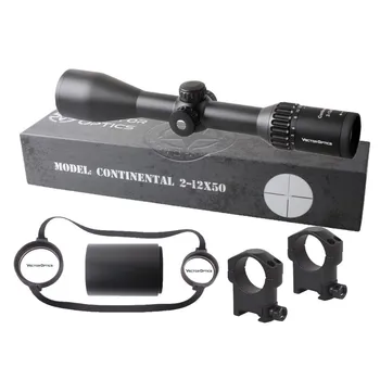 Vector Optica Continental HD 2-12x50 Vânătoare Domenii de 1/4 MOA domeniul de Aplicare Pușcă germană Optica Sistem Clar în Zori și Întuneric Riflescope