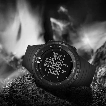 BIDEN Digital Ceas Barbati Brand de Lux Ceas Militar de Moda de Alarmă Cronometru Ceas Masculin Relogio Masculino