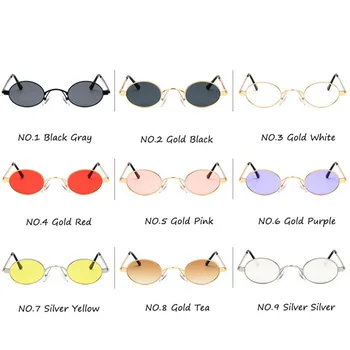 Yoovos 2021 Aliaj Rotund Ochelari De Soare Femei Vintage De Designer De Brand Clasic Ochelari Cadru Metalic Oglindă Moda Oculos Gafas De Sol