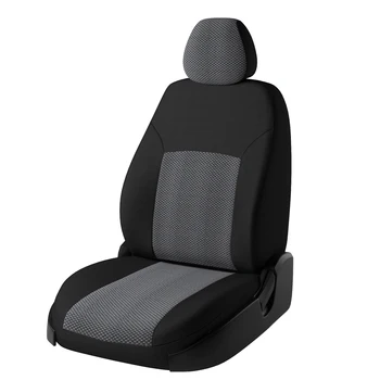 Pentru Volkswagen Polo 2009-2020 гв. (разд. spate. spatar) (polo) moda husa scaunului tesatura jacquard [model Dublin Jacquard]