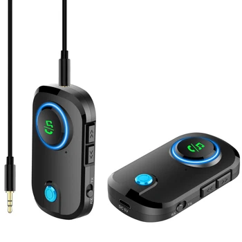 3.5 mm Bluetooth 5.0 Receptor Audio Auto Difuzor Microfon Stereo de Muzică Portabile Audio Video Wireless Adapter