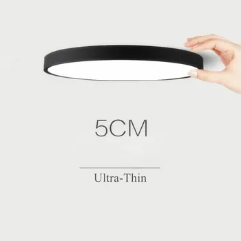 DAR Ultra Subțire 5cm Led Lumini Plafon Minimalism Metal Vopsit Rotund Candelabru Tavan Lampa Iluminat Interior Lamparas De Techo