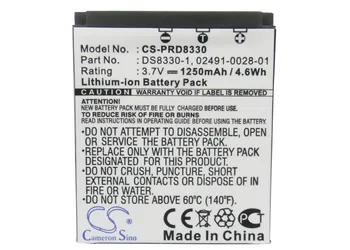Cameron Sino 1250mAh Baterie DS8330-1 pentru Sony CP-8531, CR-8530, BATS8 Pentru Avant S10, S10x6, S8, S8x6, Pentru HITACHI HDC831E