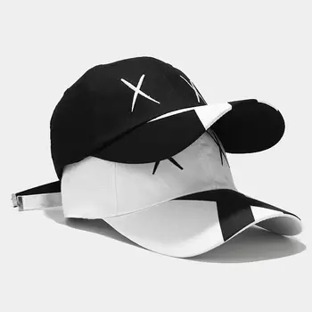 Noua Moda Broderie De Bumbac Șapcă De Baseball Gorras De Chic X Logo Capac Pentru Bărbați, Femei, Adolescenți Hip Hop Kpop Capac