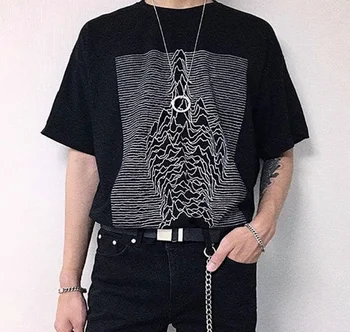 Kuakuayu HJN Unisex Stil Grunge Degetul Mijlociu T-Shirt ' 90 Moda coreeană Street Wear Top Tumblr Moda Amuzant Tee