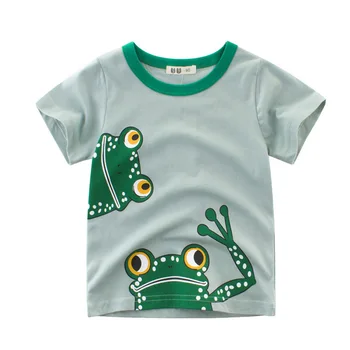 Moda Băieți de Bumbac Tricou Copii Sugari Copil fete camasi cu Maneci Scurte T-Shirt Pentru copii Tricou Dinozaur Topuri baby tees