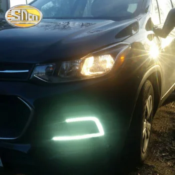 Pentru Chevrolet Trax 2017 2018 Galben de Semnalizare Releu Impermeabil Masina DRL Lampă de 12V LED Diurne Lumina Zilei SNCN