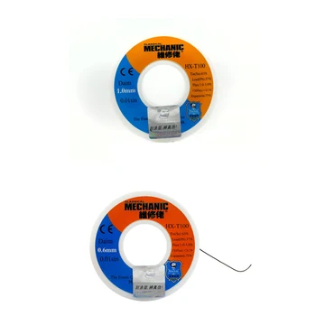 De înaltă Calitate MECANIC Tin 63/37 Tin 0,3 mm/0.4 mm/0.5 mm/0,6 mm Colofoniu Bază de Staniu/Plumb 50g Colofoniu Roll-Flux de Lipit Wire Reel