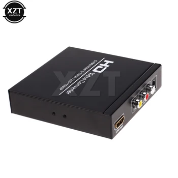 1080P SCART HDMI Video Audio Converter HDTV Pentru XBox UE Plug Compozit Sistem Receptor HD AV Adaptor de Semnal mai noi