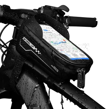 1,5 L De Biciclete De Top Tub Sac Impermeabil Față Sac De Biciclete Touchscreen Sac De Ciclism Telefon Mobil Caz De Biciclete De Top Tub Saci De Ghidon
