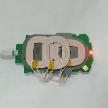 DIY 3 Bobine Încărcător Wireless Qi PCBA Circuit 5V/2A Standardul de Incarcare Wireless Qi Accesorii