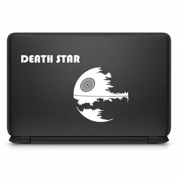 Stralucitoare Stea a Morții Logo Sticker Laptop pentru Apple Macbook Pro Air Retina 11 12 13 15 inch Vinil Mi Cartea Piele Notebook Mac Decal