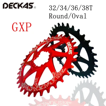 DECKAS GXP Foaia MTB Rotunde/Ovale Lanț Inel Rutier Biciclete Mountain Bike Angrenaj 32/34/36/38T SRAM GXP X1 XX1 XO1 GX XO X9