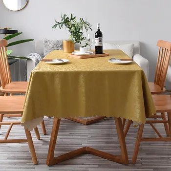 Personalizat impermeabil față de masă Dreptunghi Rotund material PVC Căzuți fata de Masa floarea de aur petrecerea de nunta masa Decor de masă protector