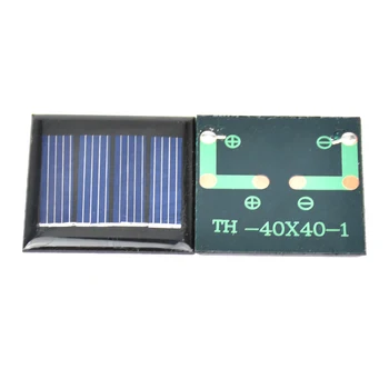 SUNYIMA 10BUC 2V 60mA Panou Solar Epoxidice Policristaline DIY Jucărie Lumina Solara Baterie de Încărcare Modul 40*40MM Mini Celule Solare