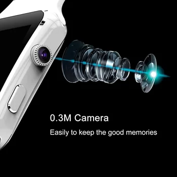 New Sosire X6 Inteligent Ceas cu Camera Suport Touch Screen SIM Card TF Bluetooth Smartwatch pentru iPhone Xiaomi Telefon Android
