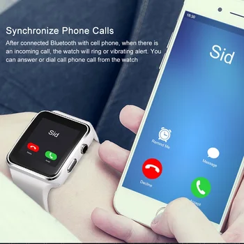 New Sosire X6 Inteligent Ceas cu Camera Suport Touch Screen SIM Card TF Bluetooth Smartwatch pentru iPhone Xiaomi Telefon Android