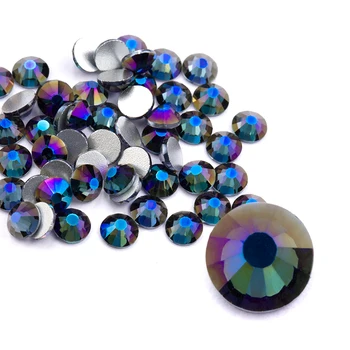 QIAO Dimensiuni Mixte Strălucitoare Violet Cristal de Sticlă, Pietre Non Remediere rapidă Strasuri Unghii Pentru Haine 3D Manichiura Accesorii