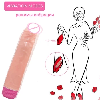 Erotic Dotari Realistic Dildo Vibrator Pentru Stimularea Punctului G Jucarii Sexuale Pentru Cupluri Femeie Sfârcuri Femeie Masaj Vaginal