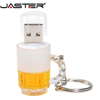 JASTER fierbinte creatoare de moda Desene animate unitate flash USB 2.0 4GB/8GB/16GB/32GB/64GB halbă de Bere stick de memorie usb