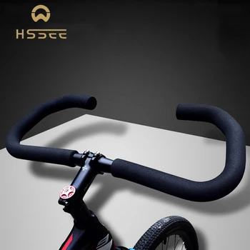 HSSEE aliaj de aluminiu ghidon bicicleta T6 tratament termic negru mat bicicleta ghidon 25.4 mm/31.8 mm componente de biciclete ghidon bandă