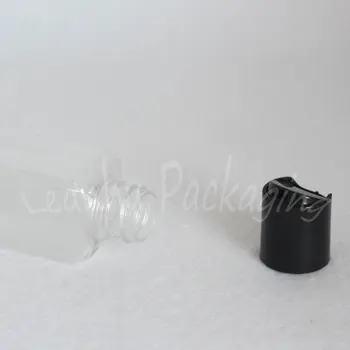 50ML Transparent Patrat Sticla de Plastic disc Capac de Sus , 50CC Șampon / Loțiune Ambalaje de Sticlă , Gol Container Cosmetice