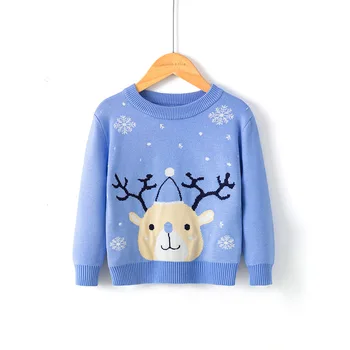 2020 Toamna Pulover Tricotate Pentru Copii De Crăciun, Îmbrăcăminte Pentru Băieți Și Fete Desene Animate Calde, Pulovere Din Bumbac Copiii Poartă Haine Pentru Copii