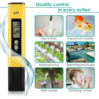Digital Tester PH Metru Precizie 0.01 pentru Aquarium Pool Vin Urină și Filtru de Calitate a Apei Pureit Metru TDS Tester