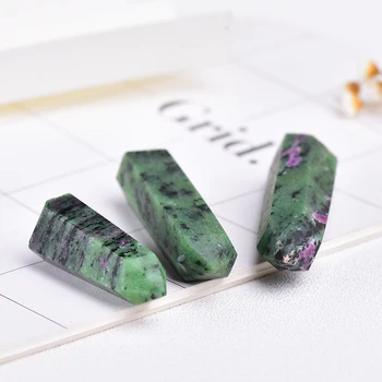 4-7cm 1buc Naturale Epidot cristal punct de vindecare reiki cristale pietre minerale Ornament pentru Decor Acasă