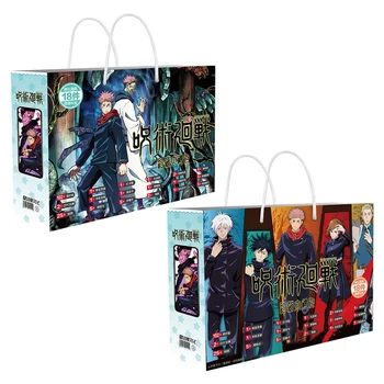Noul Anime Jujutsu Kaisen Cadou Lucky Sac De Colectare De Jucării Cu Carte Poștală Poster Insigna Autocolante Marcaj Mâneci Cadou