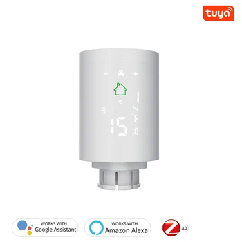 Tuya ZigBee3.0 Inteligente Radiator De Acționare A Elementului De Încălzire Cu Termostat Controler De Temperatura Cu Voice Control Functioneaza Cu Alexa Termostat Inteligent
