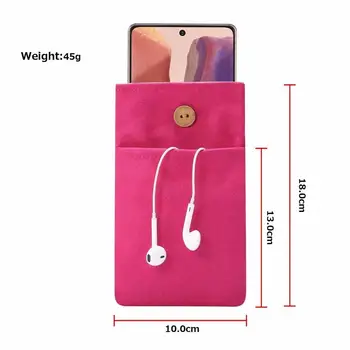 Universal Portofel Telefon Geanta Pentru iPhone 11 Pro Xs Max Huawei P30 Samsung S20 Xiaomi Poco X3 9A Casual în aer liber Umăr Acoperi Caz