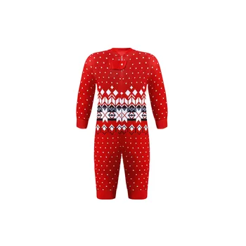 2021 Familie Potrivire Set De Pijama Roșie Imprimare Părinte-Copil Costum De Crăciun Familia Set De Pijama Baby Vladan Pijamale De Craciun Set De Pijama