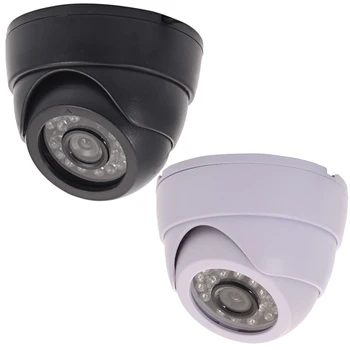 CCTV Dome 24IR LED-uri de Interior Viziune de Noapte 1/3