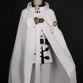 De înaltă Calitate Anime Seraph De La Sfârșitul Owari no Seraph Mikaela Hyakuya Cosplay Costum Set Complet Uniformă Mantie Minge Costum Petrecere Peruca
